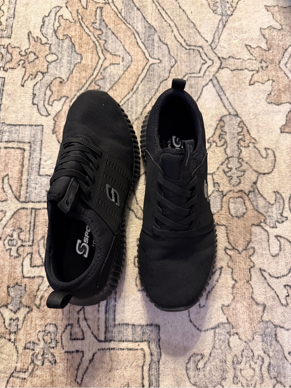 Skechers Men’s Black Athletic Slip-On Sneakers
